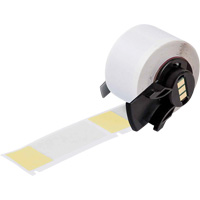 Self-Laminating Wrap-Around Wire & Cable Labels, Vinyl, 1" L x 2.5" H, White Buying Direct Corp.