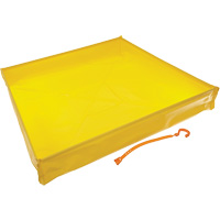 Flexible Ultra-Utility Tray&reg;, 30" L x 30" W x 4.8" H, 9.5 US gal. Spill Capacity Buying Direct Corp.