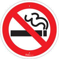 No Smoking CSA Standard Safety Sign, 12" x 12", Aluminum, Pictogram Buying Direct Corp.