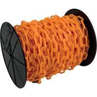Heavy-Duty Plastic Safety Chain, Orange Buying Direct Corp.