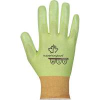 Gants r&eacute;sistant aux coupures haute visibilit&eacute; S18TAXFN, Taille 6, Calibre 18, Rev&ecirc;tement Mousse de nitrile, Enveloppe en TenActiv, ASTM ANSI niveau A9 Buying Direct Corp.
