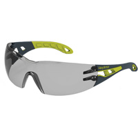 MX200 Rimless Wraparound Safety Glasses, 23% Grey Lens, Anti-Fog/Anti-Scratch, ANSI Z87+/Meets/Exceeds CSA Z94.3 Buying Direct Corp.