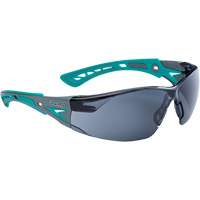 RUSH+ Small Safety Glasses, Smoke Lens, Anti-Fog/Anti-Scratch Buying Direct Corp.
