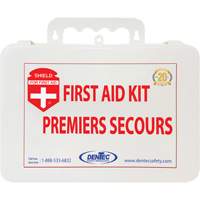 Shield First Aid Kit, Meets/Exceeds CSA Z1220-24 Type 2 Low-Risk Environment, Small (2-25 Workers) Buying Direct Corp.