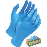 Gants jetables en tri polym&egrave;re, Petit, Poly&eacute;thyl&egrave;ne, 5 mils, Sans poudre, Bleu Buying Direct Corp.