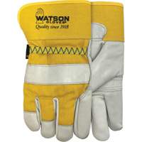 94003i Leather Combo Lined Gloves, Large, Grain Cowhide Palm, Fleece Inner Lining Buying Direct Corp.