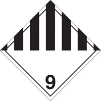 Plaque-&eacute;tiquette TMD divers dangers, Aluminium Buying Direct Corp.