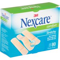 Nexcare Comfort Strips, Rectangular/Square, 3", Fabric, Sterile Buying Direct Corp.