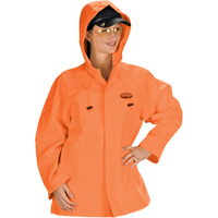 Hurricane Flame Retardant/Oil Resistant Rain Suits - Jacket, 4X-Large, High Visibility Orange Buying Direct Corp.
