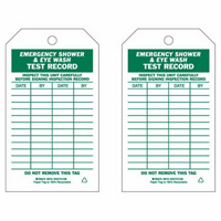 Test Record Inspection Tags, Paper, 4" W x 7" H, English Buying Direct Corp.