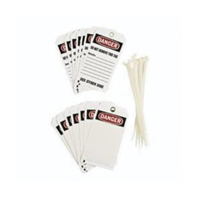 Self-Laminating Accident Prevention Tags, Polyester, 3" W x 5-3/4" H, English Buying Direct Corp.