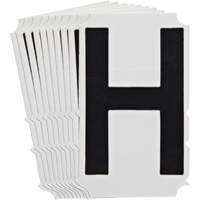 Quick-Align&reg;Individual Gothic Number and Letter Labels, H, 4" H, Black Buying Direct Corp.