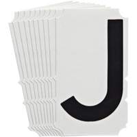 Quick-Align&reg;Individual Gothic Number and Letter Labels, J, 4" H, Black Buying Direct Corp.
