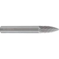 AllSteel Tapered Shape Carbide Burr, SG-5, 1/2" Dia., 1/4" Shank, 1" Depth of Cut Buying Direct Corp.