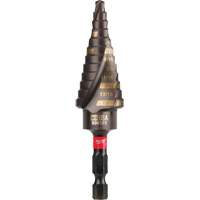 #4 Shockwave Impact Duty Step Drill Bit, 3/16" - 7/8" , 1/16" Increments, Titanium Buying Direct Corp.