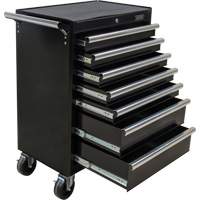 Industrial Tool Cart, 7 Drawers, 27" W x 18-3/4" D x 39" H, Black Buying Direct Corp.