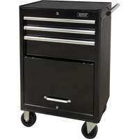 Industrial Tool Cart, 3 Drawers, 29-4/5" W x 21-1/5" D x 38-4/5" H, Black Buying Direct Corp.