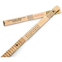 Red End&reg; Oversized Brick Mason Rule, 6' L, Wood, 1/16" Graduations Buying Direct Corp.