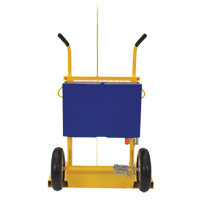 Welding Cylinder Torch Cart, Pneumatic Wheels, 24" W x 19-1/2" L Base, 500 lbs. Buying Direct Corp.
