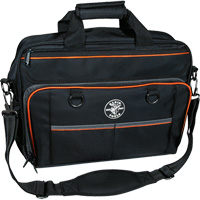 Sac techno Tradesman Pro avec pochette pour ordinateur portable, Polyester, 22 pochettes, Noir/Orange Buying Direct Corp.