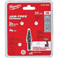 #6 Step Drill Bit, 3/8" - 1/2" , 1/16" Increments, High Speed Steel Buying Direct Corp.