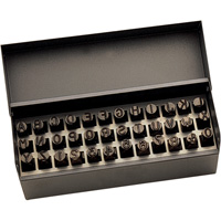 Jeu de lettres et num&eacute;ros pour estampage &agrave; la main, 36 morceaux Buying Direct Corp.