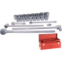 Socket & Attachment Set, 24 Pcs, 1" Drive Size Buying Direct Corp.
