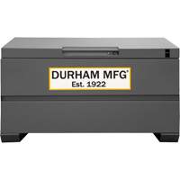 Jobsite Storage Box, 48" x 24" x 27-13/16", Steel, Grey Buying Direct Corp.