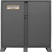 Jobsite Storage Shelving Cabinet, Steel, 47.5 Cubic Feet, Grey Buying Direct Corp.