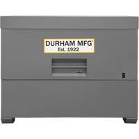 Piano Style Jobsite Storage Box, 60-1/2" W x 34-3/4" D x 49-3/8" H, Grey Buying Direct Corp.