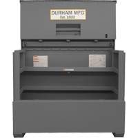 Piano Style Jobsite Storage Box, 60-1/2" W x 34-3/4" D x 49-3/8" H, Grey Buying Direct Corp.