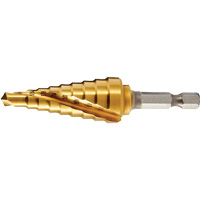 Drillco&reg; #1 Step Drill, 1/8" - 1/2" , 1/32" Increments Buying Direct Corp.