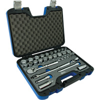 12 Point SAE & Metric Socket Attachment Set, 33 Pcs, 3/8" Drive Size Buying Direct Corp.