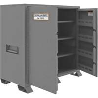 Jobsite Storage Cabinet, Steel, 59 Cubic Feet, Grey Buying Direct Corp.