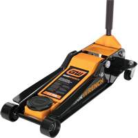 Low Profile Floor Jack, 3.5 Ton(s) Capacity, 3-3/4" Lowered, 21-3/4" Raised, Manual Hydraulic Buying Direct Corp.