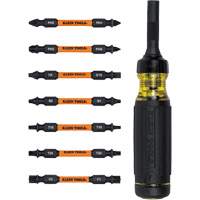 15-in-1 Ratcheting Impact-Rated Multi-Bit Torsion Zone Screwdriver, 9-1/2" L, Cushion Grip Handle Buying Direct Corp.
