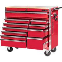 PRC4211 Pro Series Roller Cabinet, 11 Drawers, 42" W x 18" D x Red Buying Direct Corp.