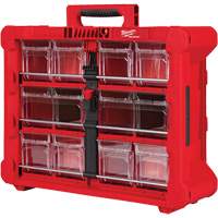 PACKOUT Tilt Bin Organizer, 15-1/5" x 19-7/10" x 6-7/10", Black/Red Buying Direct Corp.