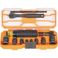 Flip-16 KNECT Ratcheting Impact Flip Socket Screwdriver Set, 13 Pcs Buying Direct Corp.