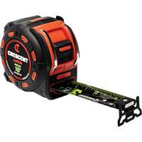 Ruban &agrave; mesurer magn&eacute;tique Shockforce NITE EYE, 1-1/4" x 16', Marques de goujon SAE Buying Direct Corp.