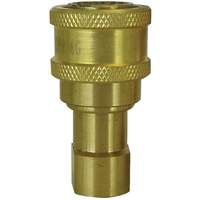 Hydraulic Quick Coupler - Brass Manual Coupler, Brass/Stainless Steel Buying Direct Corp.