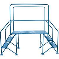 Crossover Ladder, 35-1/2" Overall Span, 31-1/2" H x 22" D, 22" Step Width Buying Direct Corp.