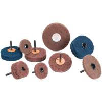 Standard Abrasives Buff & Blend Wheel, 3" Dia. x 1/4" W, 1/4" Arbor, Aluminum Oxide Buying Direct Corp.