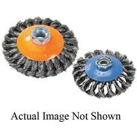 Brosse concave &agrave; fils nou&eacute;s, 6" dia. x 5/8"-11 arbre Buying Direct Corp.