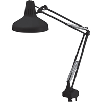 Heavy-duty Combination Task Light, 22/60 W, Fluorescent/Incandescent, 45" Neck, Black Buying Direct Corp.