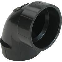 90° Closet Bend Elbow Fitting, Hub x Hub, Plastic, 4" x 3" Buying Direct Corp.