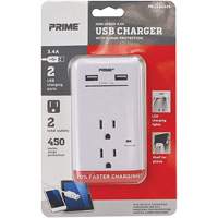 Prime&reg; USB Charger with Surge Protector Buying Direct Corp.