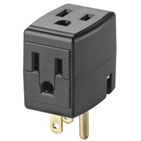 Grounded Triple Cube, 3 Outlet(s), None, 15 Amps, 1875 W, 125 V Buying Direct Corp.