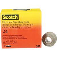 Scotch&reg; Electrical Shielding Tape, 25.4 mm (1") x 4.6 m (15'), Black, 16 mils Buying Direct Corp.