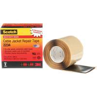 Scotch&reg; Cable Jacket Repair Tape, 51 mm (2") x 1.8 m (6'), Black, 60 mils Buying Direct Corp.